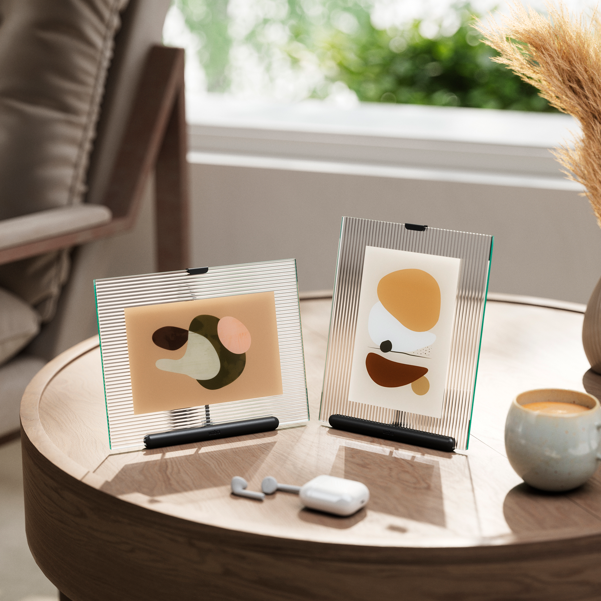 Рамка для фотографий Umbra Flute 10х15 см, черная