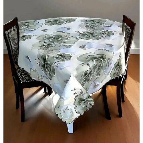 Скатерть , Laid Table Клеенка на стол на кухню, 110х140 водонепроницаемая