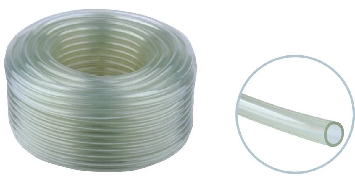 Шланг силиконовый (пищевой), внутренний диаметр: 8мм, толщина стенки: 1.5мм, 1м