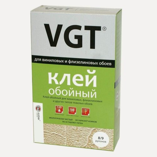 Изображение товара Клей для виниловых и флизелиновых обоев VGT пачка (0,3кг)