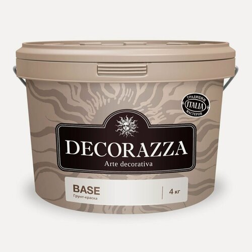Изображение товара Грунт-краска белая Decorazza Base (4кг)
