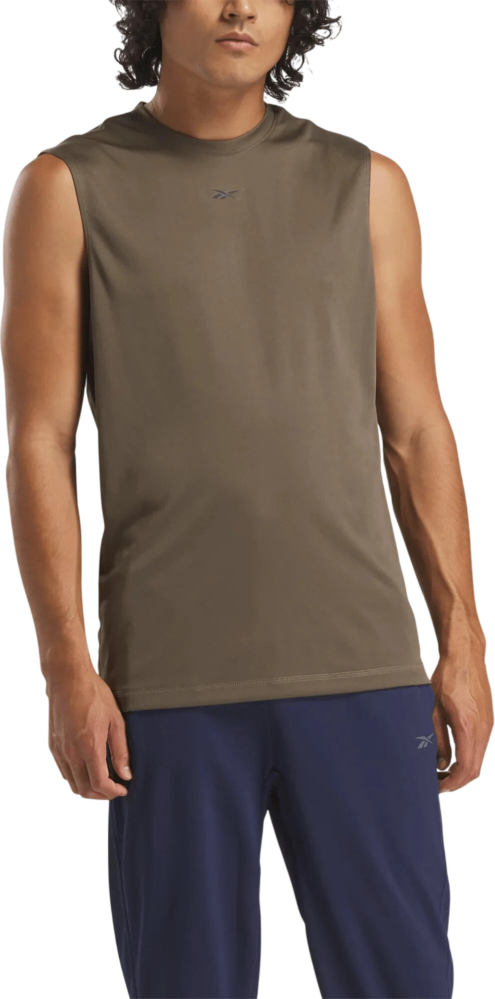 Майка спортивная Reebok Id Train Slvls Tech Tee, размер M INT, зелёный