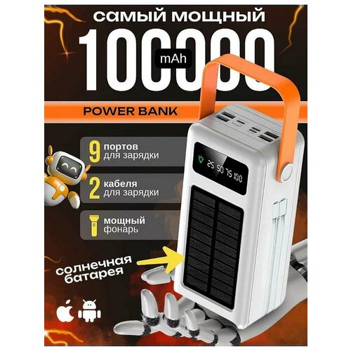 Повербанк с быстрой зарядкой 100000mAh 3900₽