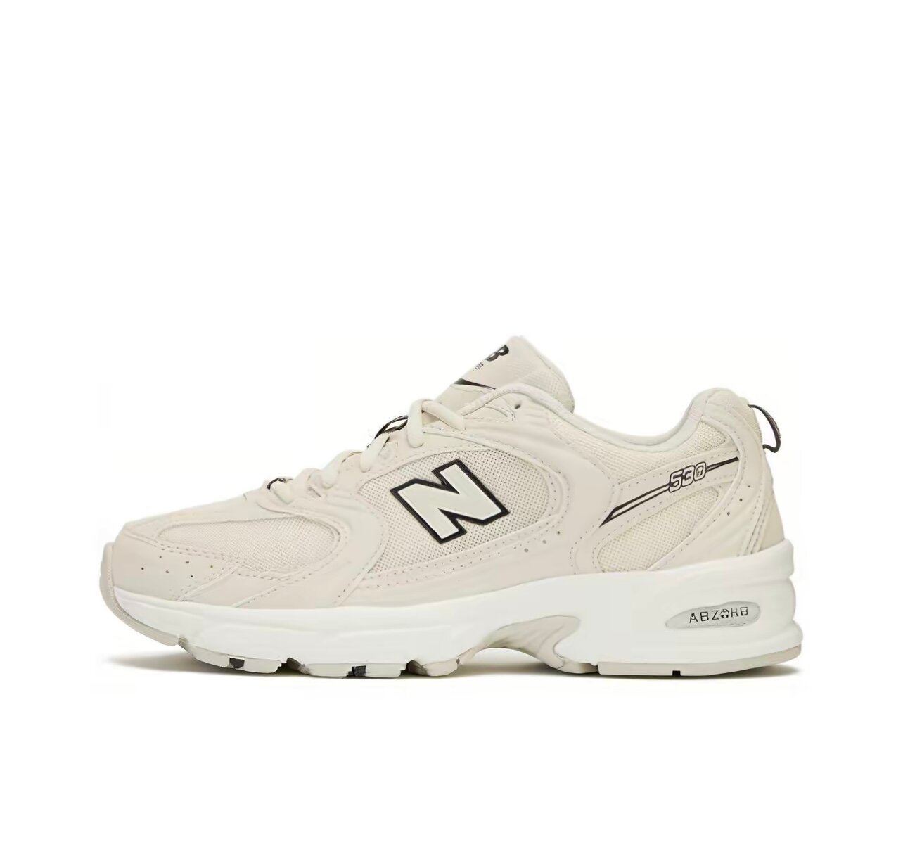 Кроссовки New Balance 530, размер 24.5 СМ, бежевый