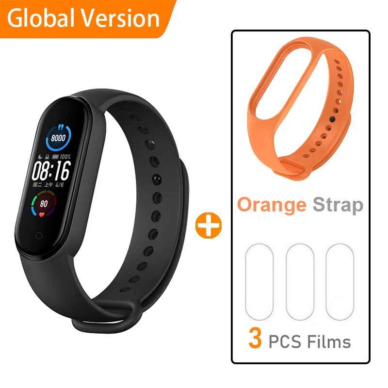 Xiaomi Mi Band 5 умный браслет, Оливково-зеленый