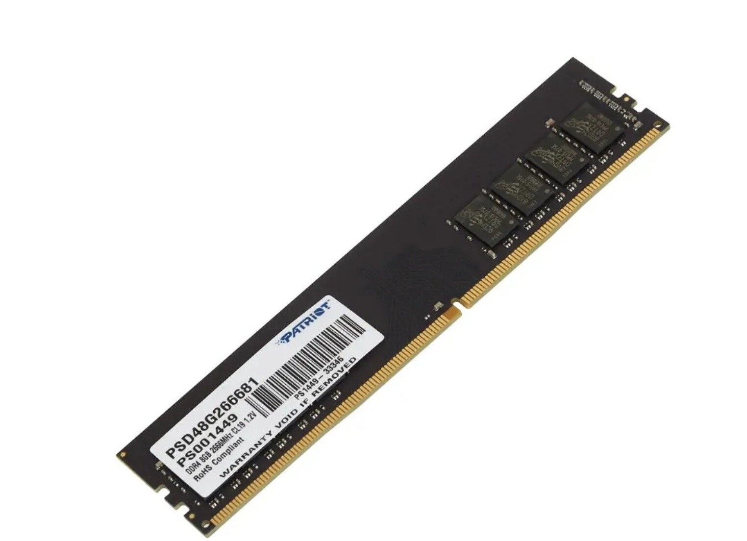 Оперативная память Patriot Signature PSD48G266681 DDR4 - 1x 8ГБ 2666МГц