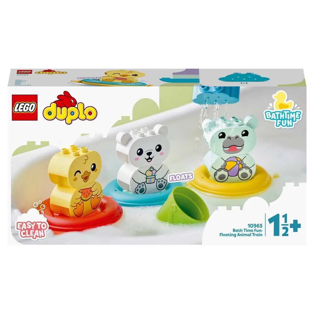 Lego Duplo Приключения в ванной: плавучий поезд для зверей 10965