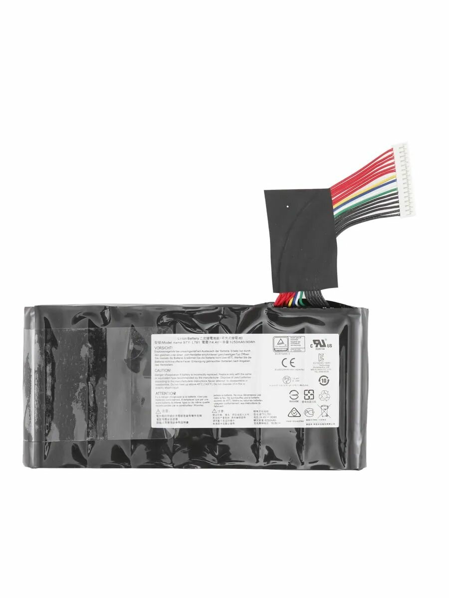 Аккумулятор для ноутбука MSI (BTY-L781) GT75 оригинал — фото 1