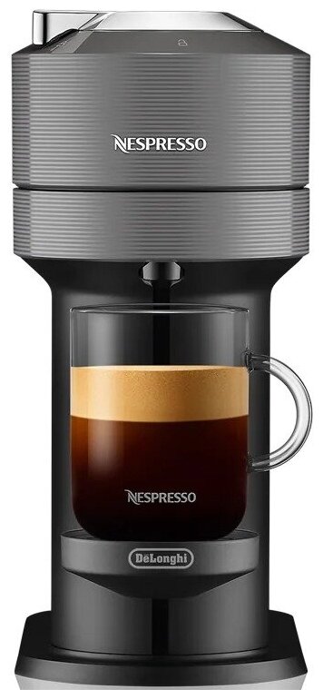 Кофемашина DeLonghi Nespresso Vertuo Next ENV120, серый