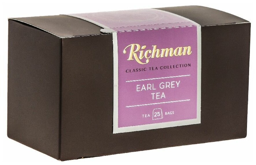 Чай Richman черный "Earl Grey", 25х2г - фотография № 3