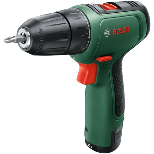 Аккумуляторная дрель-шуруповерт BOSCH EasyDrill 1200, 0 603 9D3 007 дрель шуруповёрт brait bcd20ssbl