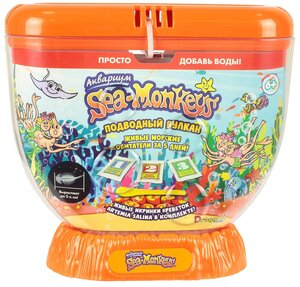 Аквариумный набор 0.5 л (корм) 1 TOY Sea-Monkeys: Подводный вулкан