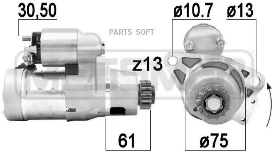 ERA Стартер NISSAN X-TRAIL T30