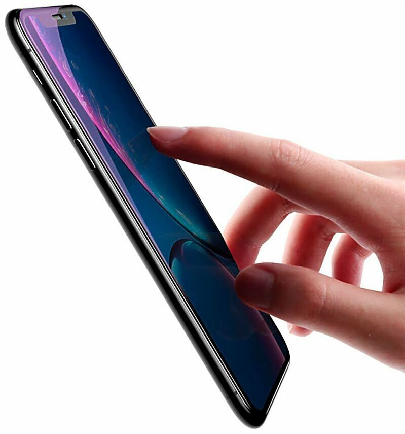 Защитное стекло Baseus (SGAPIPH65-HE01) для iPhone Xs Max (Black) - фото №8