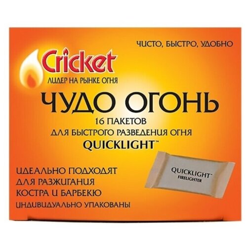 Чудо Огонь Cricket Quicklight 16 пакетов Болгария