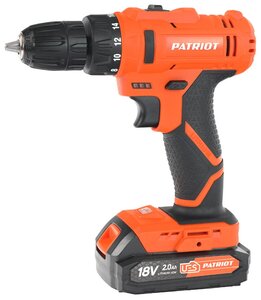 Аккумуляторная <b>дрель</b>-шуруповерт PATRIOT BR 187UES 180301547 Компактная модель BR 189UES позволяет вы