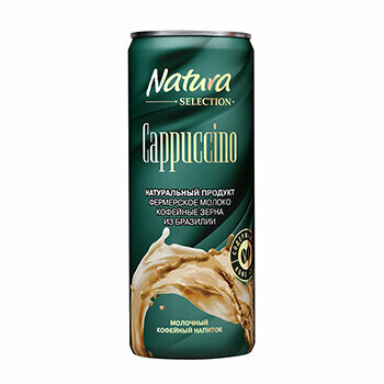 Напиток молочный кофейный Natura Selection Cappuccino бзмж