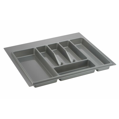 Лоток для столовых приборов в ящик/модуль/шкаф 600 мм Органайзер для столовых приборов серый Россия