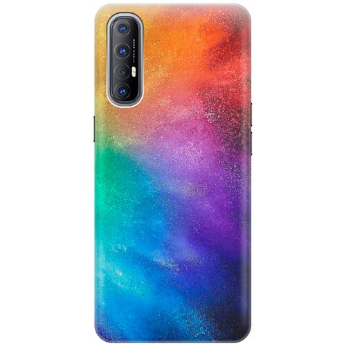 фото Силиконовый чехол на oppo reno3 pro / оппо рено3 про с принтом "торжество красок" re:pa