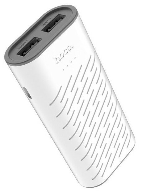 Внешний аккумулятор Power Bank 5200 mAh Hoco B31C белый