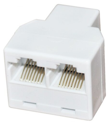 Разъем REXANT RJ-45 (F) - 2 x RJ-45 (F) (03-0103)