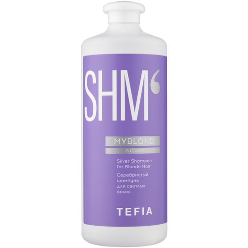 Tefia шампунь SHM Myblond Silver Серебристый для светлых волос, 1000 мл tefia шампунь shm myblond silver серебристый для светлых волос 300 мл