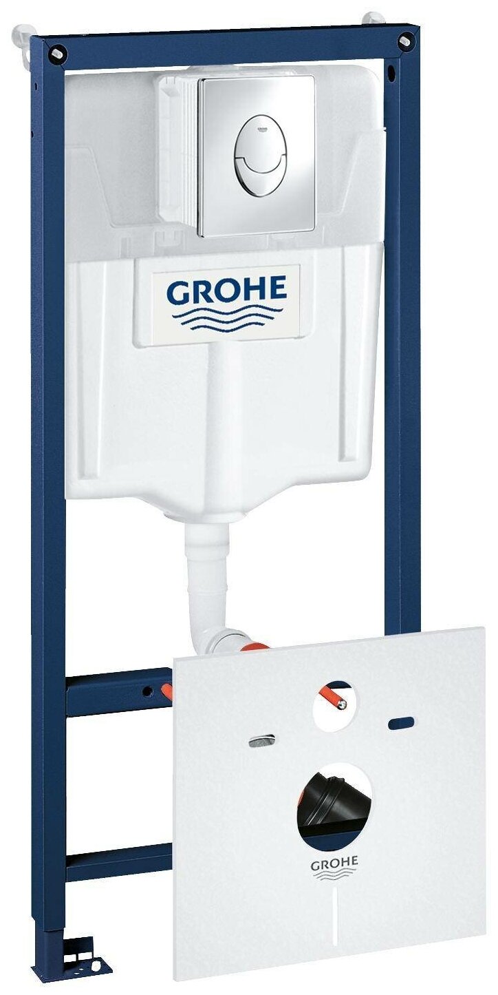 Рамная инсталляция Grohe Rapid SL 38750001 синий