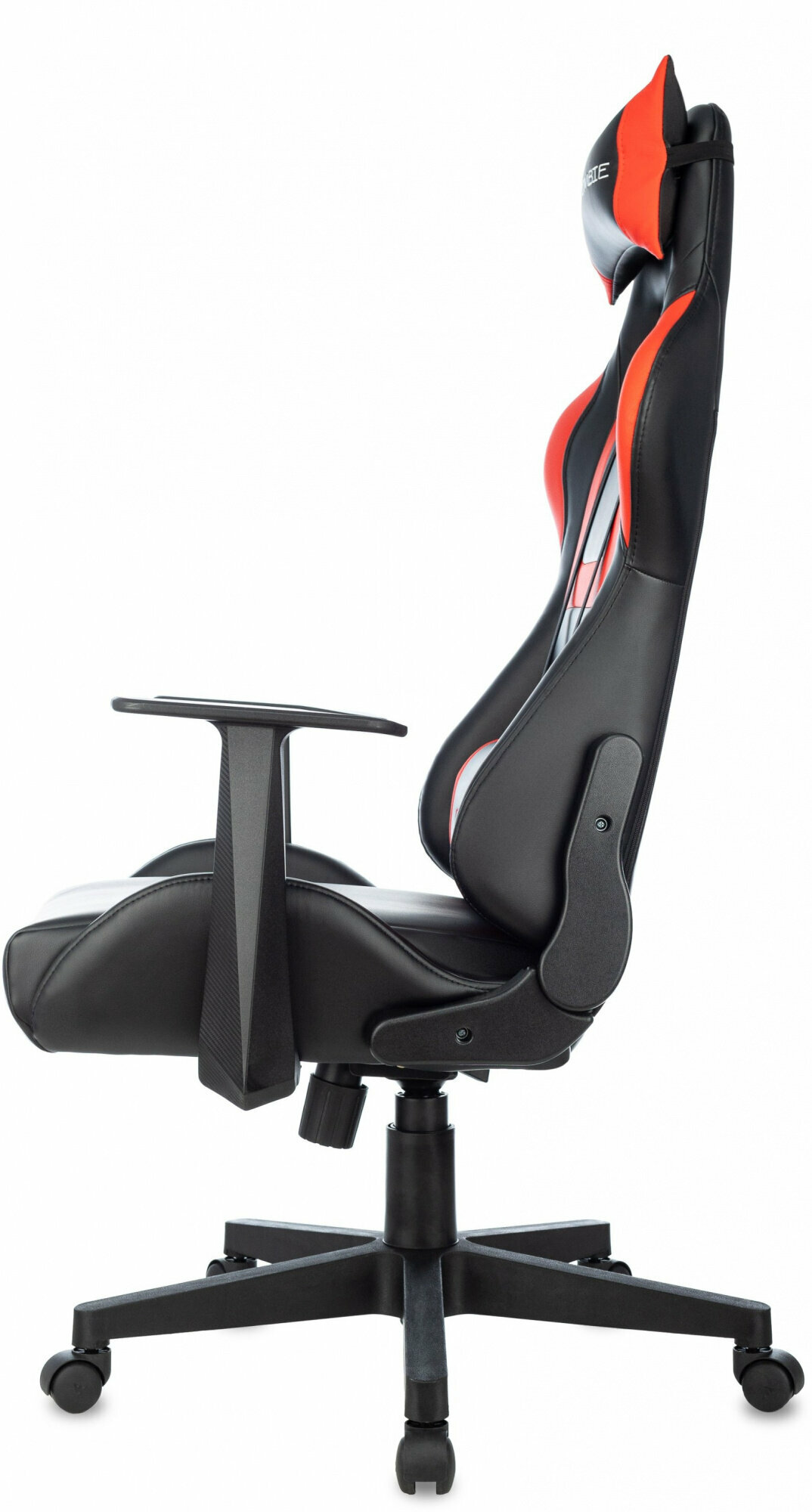 Кресло игровое ZOMBIE Game Penta черный/красный эко.кожа с подголов. крестов. пластик - фотография № 18