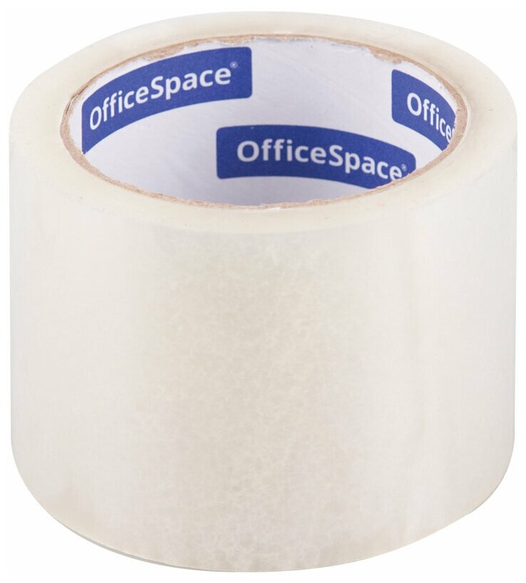 Клейкая лента (скотч) упаковочная OfficeSpace (72мм x 66м, 40мкм, прозрачная) (КЛ_18608)