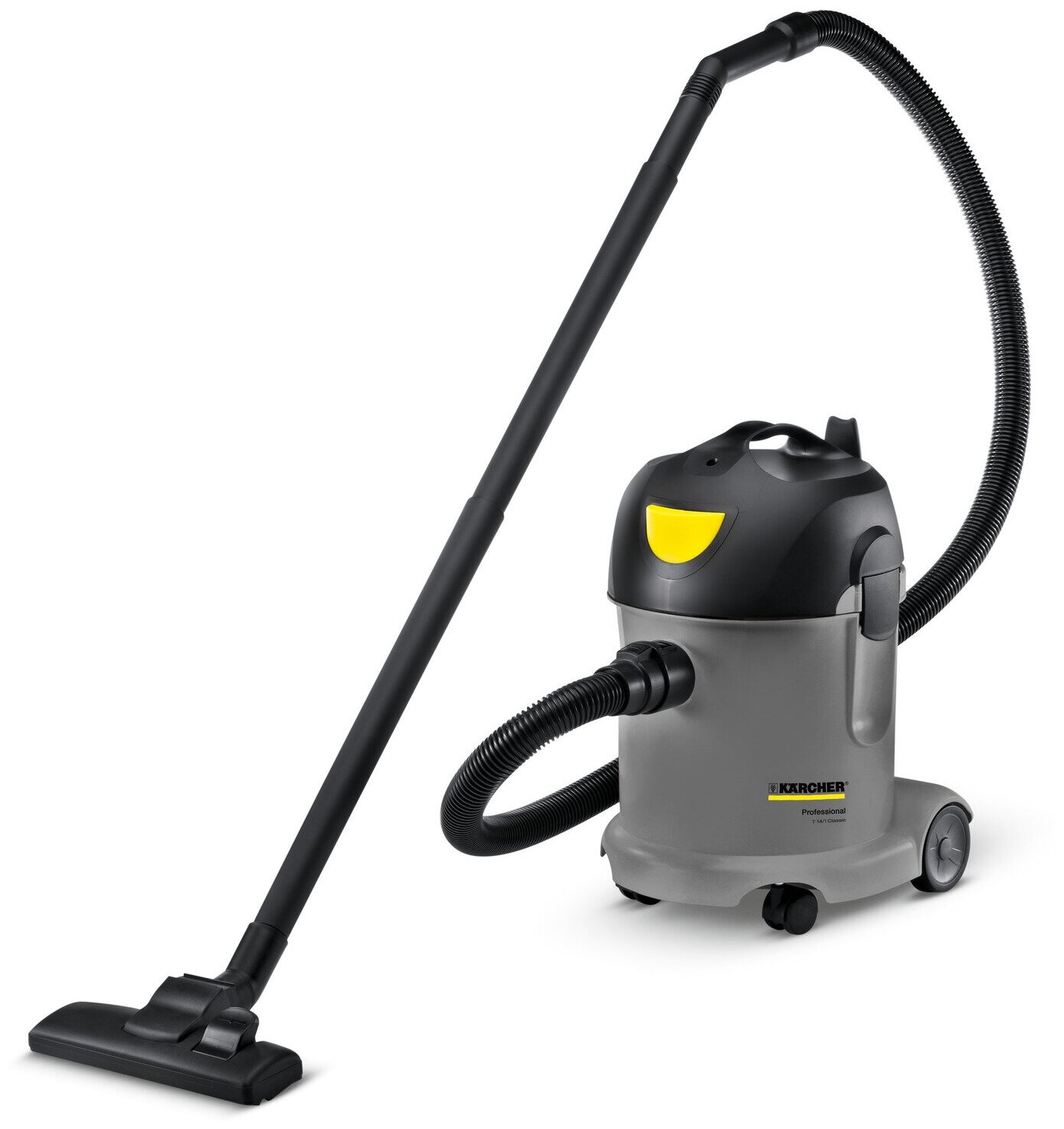 Пылесос Karcher T 14/1 Classic сухая уборка серый жёлтый