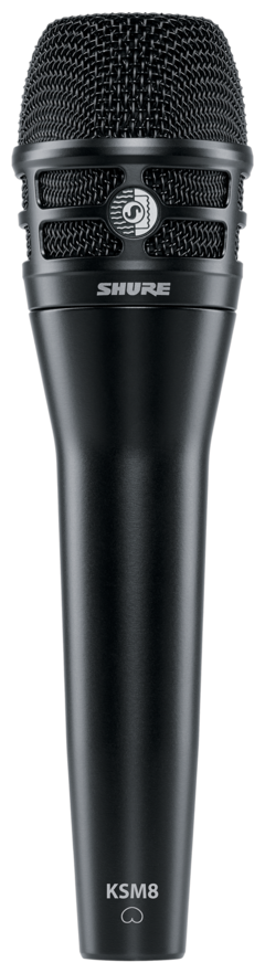 Микрофон проводной Shure KSM8, разъем: XLR 3 pin (M), черный