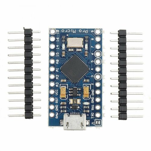 Pro Micro ATmega32U4 kit (Arduino совместимая плата)