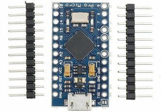 Pro Micro ATmega32U4 kit (Arduino совместимая плата)