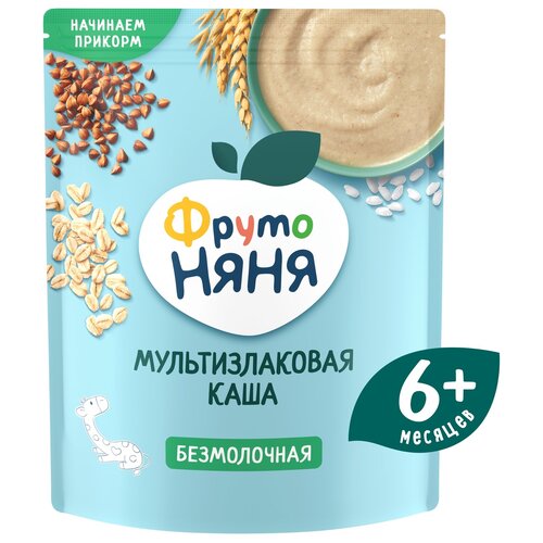 Каша ФрутоНяня безмолочная 5 злаков, с 6 месяцев каша молочная nutrilon кукурузная с 6 мес 200 г