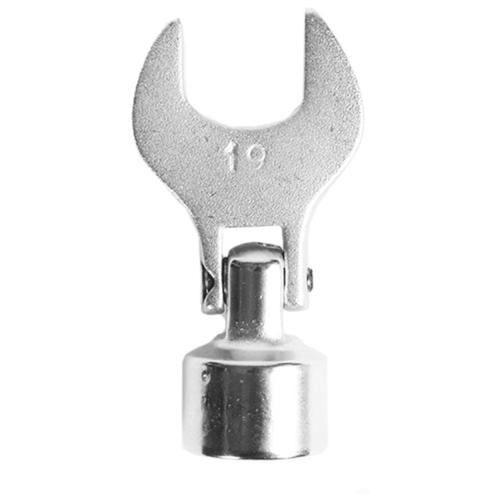 фото Rockforce ключ рожковый съемный с шарниром 19мм 3/8, на пластиковом держателе rf-751319af