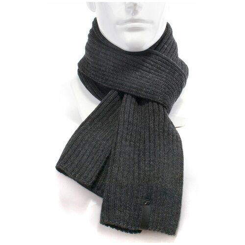 фото Шарф antar 27024тс из шерстяного трикотажа, темн. серый
