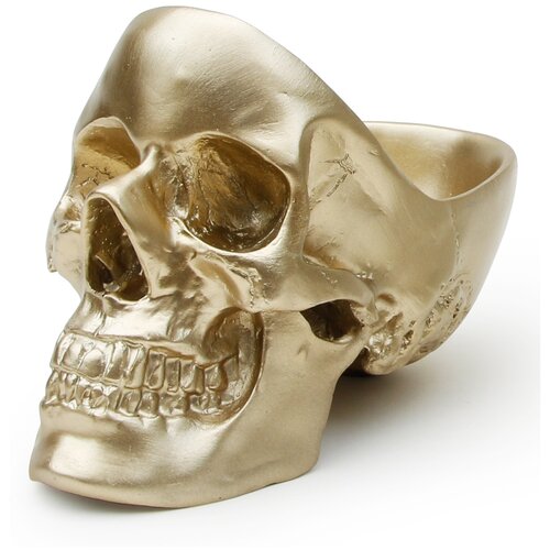 Органайзер для мелочей Suck UK Skull, золотой