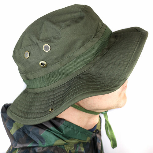 Панама, тактическая, военная, для рыбалки и охоты, зеленая, универсальный размер панама шляпы от солнца шляпы рыбака для женщин кепки для гольфа супер красиво съемный шнурок для крышки фланелевая ткань