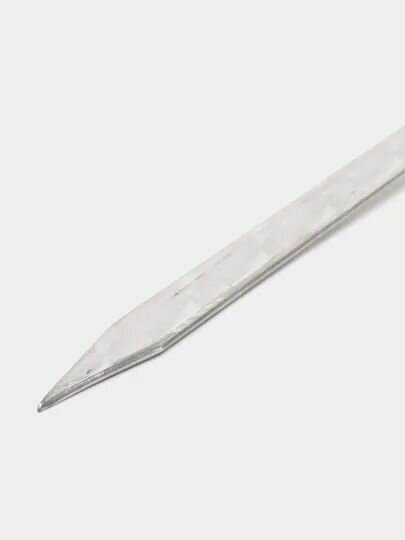 Шампуры нержавеющая сталь с металлической ручкой 45см 4шт - фотография № 2