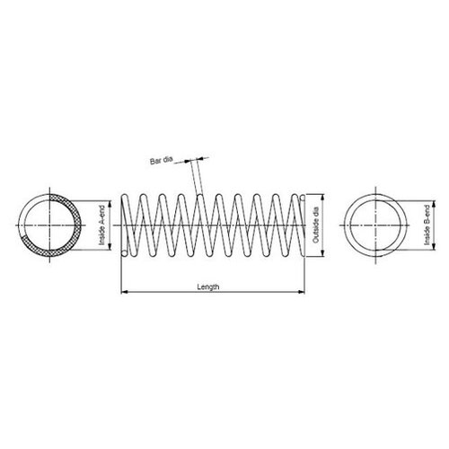 фото Пружина подвески monroe sp3339 для mazda 323 vi