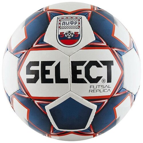 фото Футбольный мяч select futsal replica 850618 (2019) белый/синий/красный 4