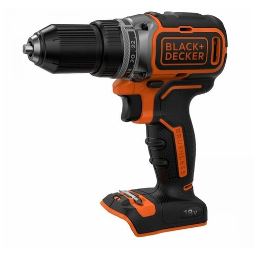 дрель-шуруповерт BLACK&DECKER BL186N-XJ 18В Li-Ion бесщеточная без АКБ и ЗУ