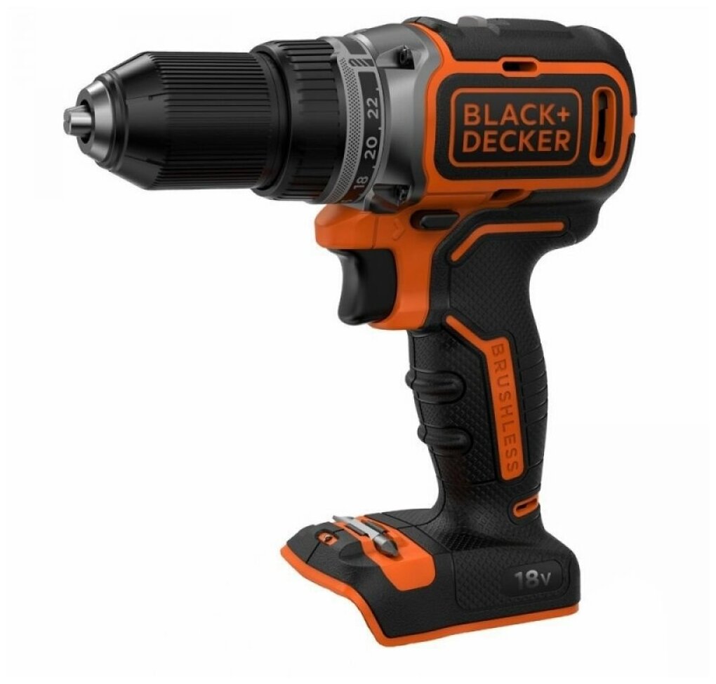 Аккумуляторная дрель-шуруповерт, 18В, BLACK+DECKER BL186N-XJ без АКБ и ЗУ