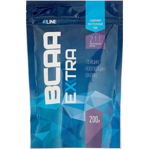 BCAA RLINESportNutrition BCAA Extra, ананас, 200 гр. bcaa rlinesportnutrition bcaa extra ананас 1000 гр