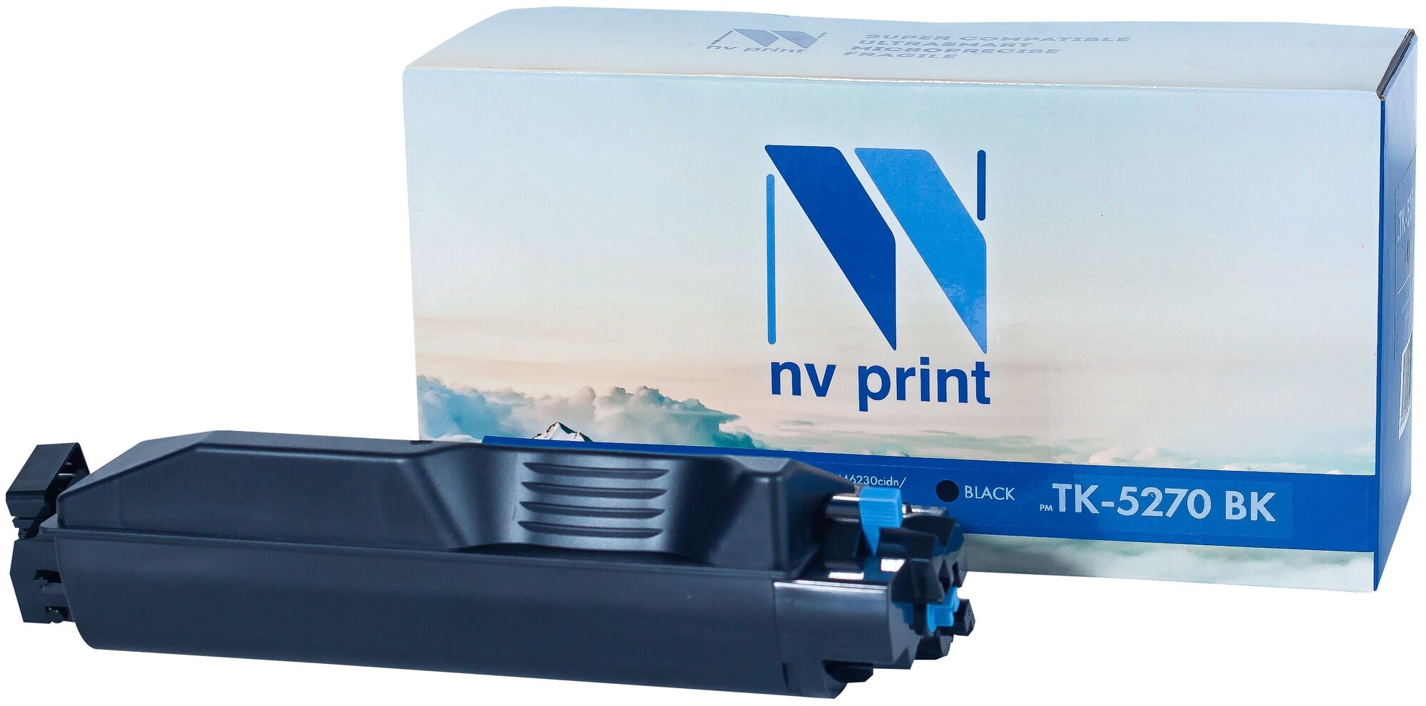 Тонер-картридж NV Print NV-TK5270Bk для Kyocera ECOSYS M6230, Kyocera ECOSYS P6230 (совместимый, чёрный, 8000 стр.)