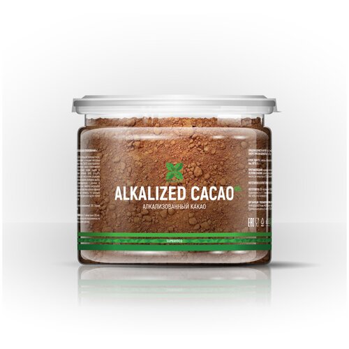 Какао натуральный алкализованный (CACAO ALKALIZED) порошок 190 г