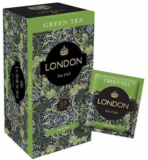 Набор ЧАЯ ТМ "London Tea Club"(GREEN 25*2г, Lemon 25*2г,Ginger-Orange 25*2г,Assam 25*2г), 12уп - фотография № 2