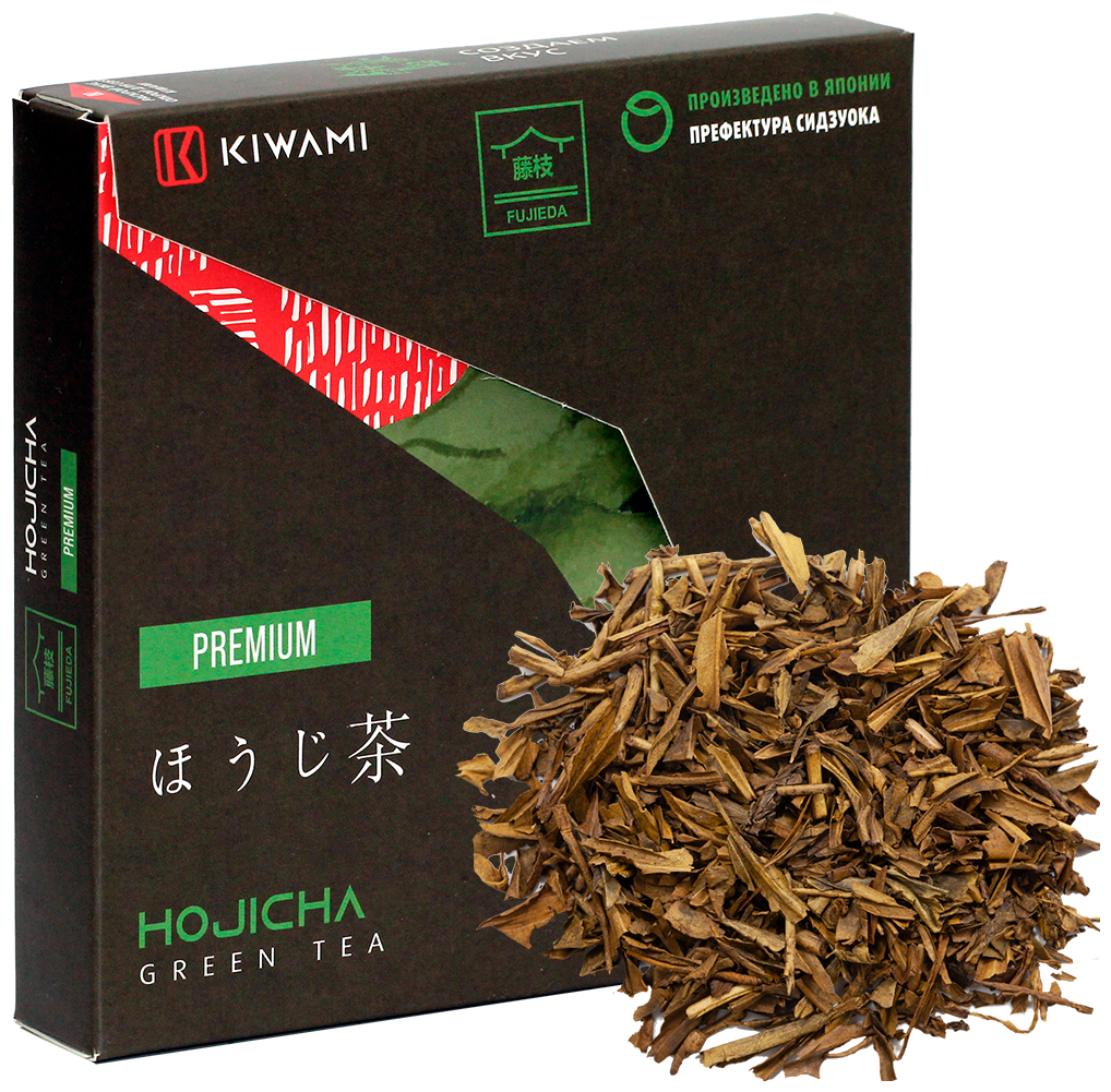 Японский зеленый чай Ходжича (Ходзича, Ходзитя) Premium, Fujieda, KIWAMI, 50 грамм
