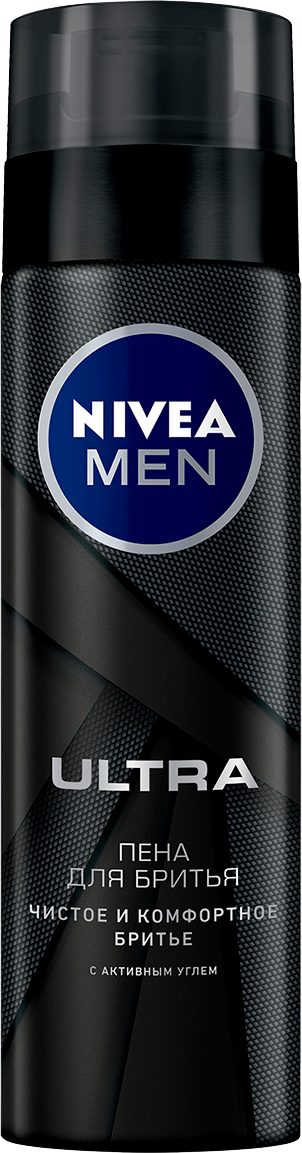 Пена для бритья Nivea Men Ultra с Активным Углем 200 мл