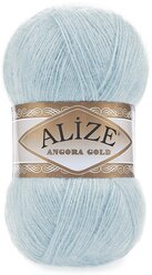 Пряжа Alize Angora Gold однотонная, 20 % шерсть, 80 % акрил, 100 г, 550 м, 114 мята